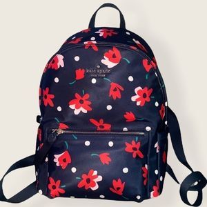 Kate Spade ♠️ Chelsea Whimsy Large Floral 🌹Backpack!